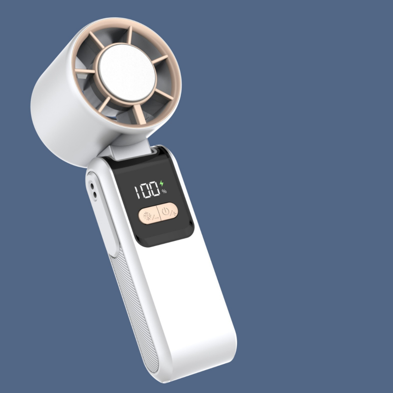 Χειροκίνητος ανεμιστήρας χωρίς λεπίδες, USB επαναφορτιζόμενος, κινητήρας brushless, μπαταρία 2000–4000 mAh, θόρυβος έως 36 dB