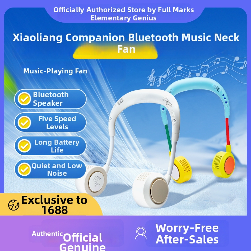 Ventilator cervical fără palete, încărcare USB, baterie încorporată 2000–4000 mAh, 5 trepte de viteză