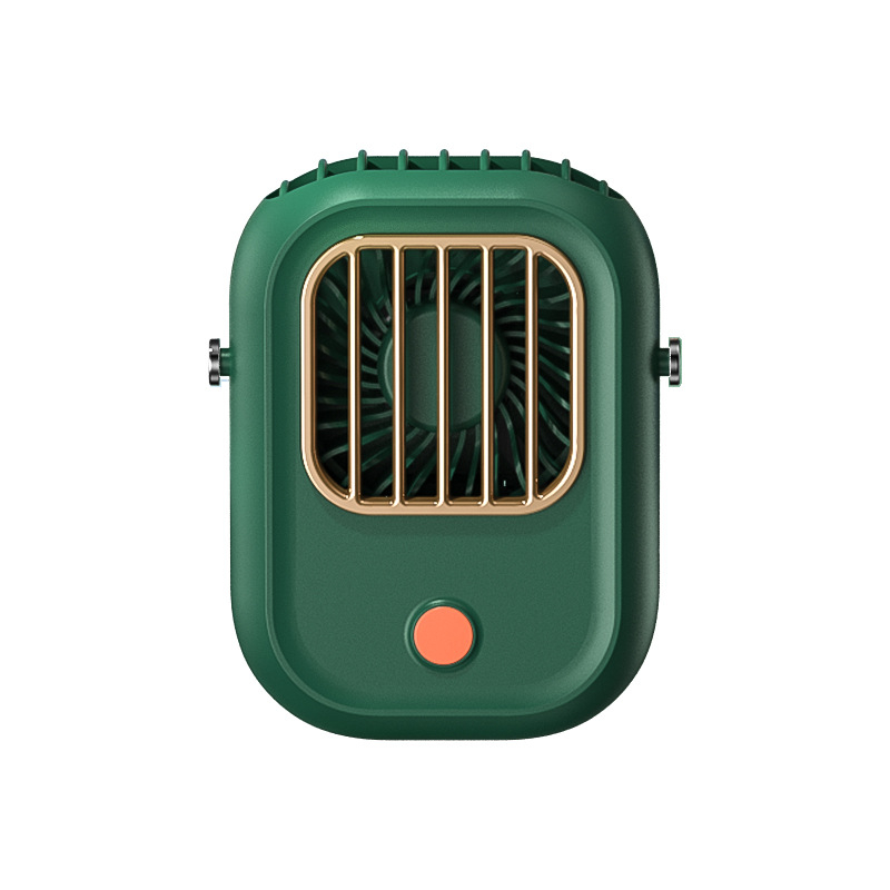 Ventilator pentru gât cu baterie încorporată, încărcare USB, motor brushless, 6 palete, 3 viteze