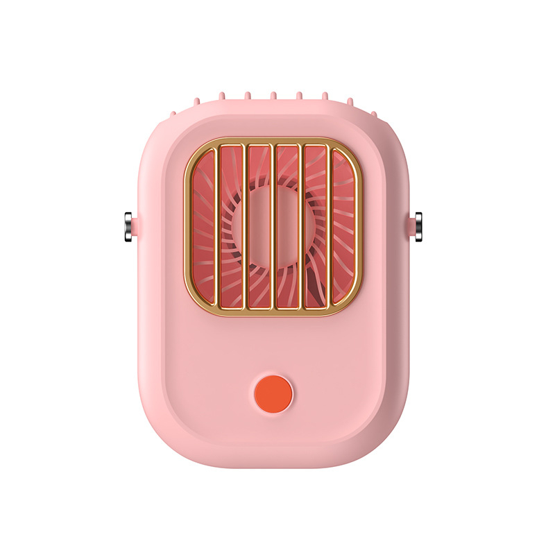 Ventilator pentru gât cu baterie încorporată, încărcare USB, motor brushless, 6 palete, 3 viteze