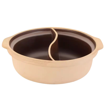 Mandarin Duck hot pot od neglazirane keramike, kapacitet 4.1–6 L, kompatibilan s plinskim štednjakom, model Ancient Flavor, nelepiv