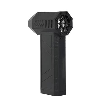 Ručni bezčetkasti ventilator za auto, 4 brzine, 120W, 12V, ugrađena baterija 2000–4000mAh, motor bez četkica