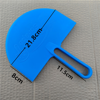 Spatulă curbată pentru ipsos din oțel inoxidabil, mâner din plastic, pentru tencuiri