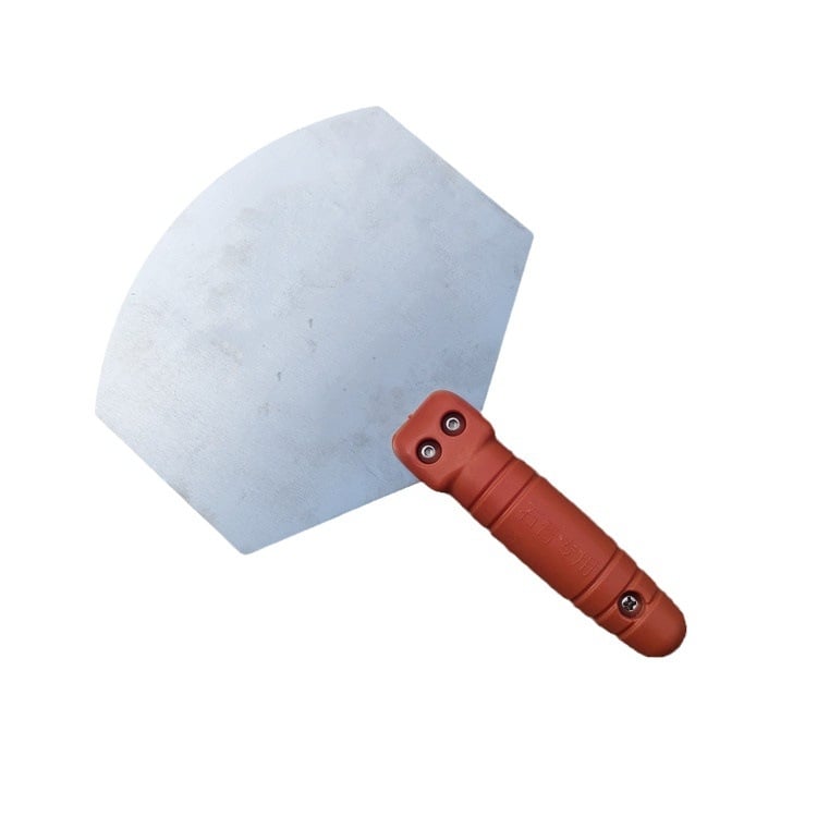 Spatulă curbată pentru ipsos din oțel inoxidabil, mâner din plastic, pentru tencuiri