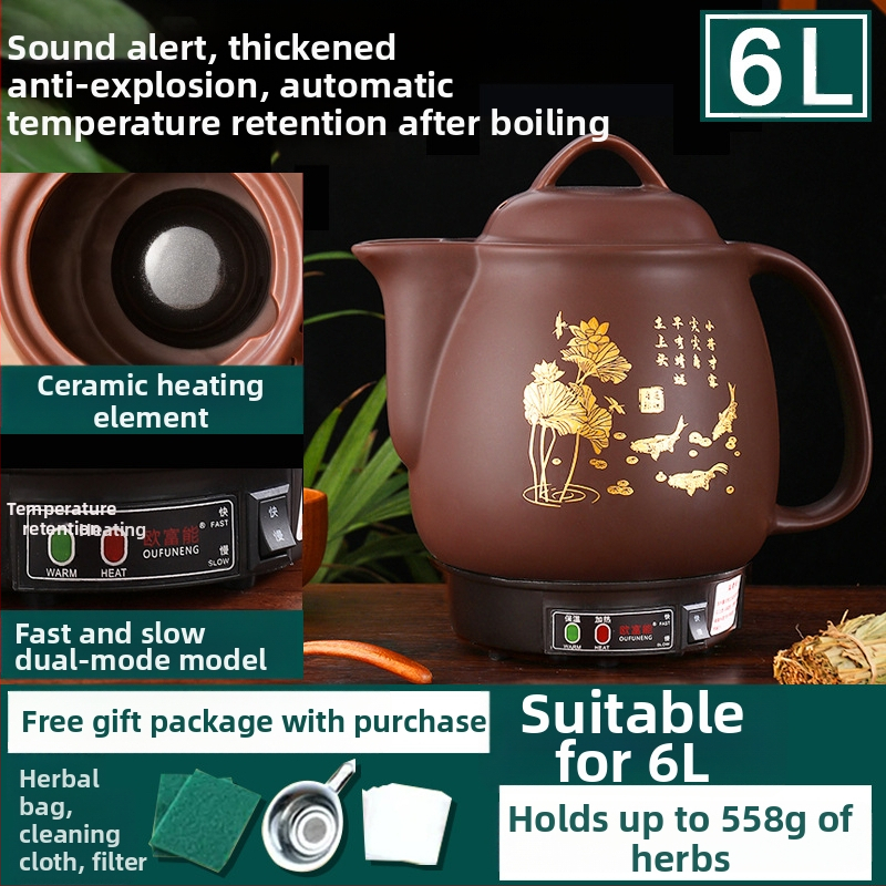 Keramická odvarová nádoba OFN01, 2-3 L, 220V, 450W, KSD skokový termostat, ovládanie tlačidlom, pre 1 osobu