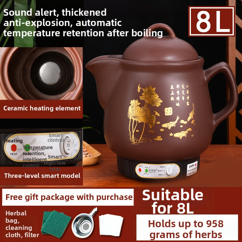 Keramická odvarová nádoba OFN01, 2-3 L, 220V, 450W, KSD skokový termostat, ovládanie tlačidlom, pre 1 osobu