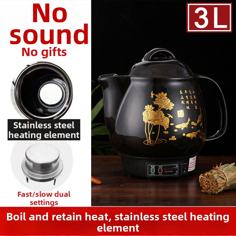 Keramická odvarová nádoba OFN01, 2-3 L, 220V, 450W, KSD skokový termostat, ovládanie tlačidlom, pre 1 osobu