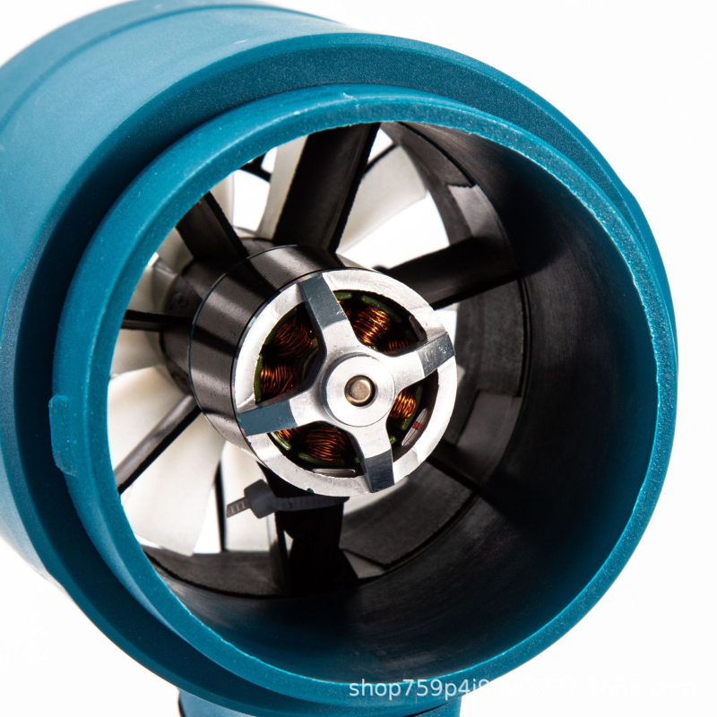 Ventilator turbocompresor ductat, fără perii, pentru aeronave de model, alimentat cu baterie Li-ion, 21V, interval de tensiune: AC monofazic și DC ≤ 50V, fără accesoriu de vid