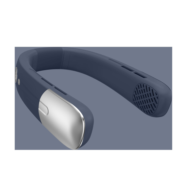 Ventilator bez lopatica za vrat, USB punjenje, digitalni prikaz, za vanjsku upotrebu