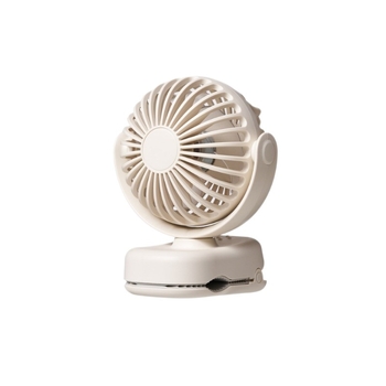 Nova kompaktna clip-on ventilator, mini prijenosni ventilator za vanjsku upotrebu s USB punjenjem, za kuću, studentski dom i stol.