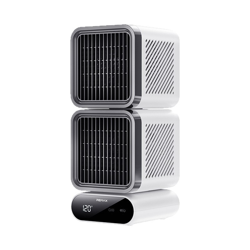 Stolni ventilator s brushless motorom, ugrađena baterija 4000–6000 mAh, 6 brzina, digitalni zaslon, USB napajanje