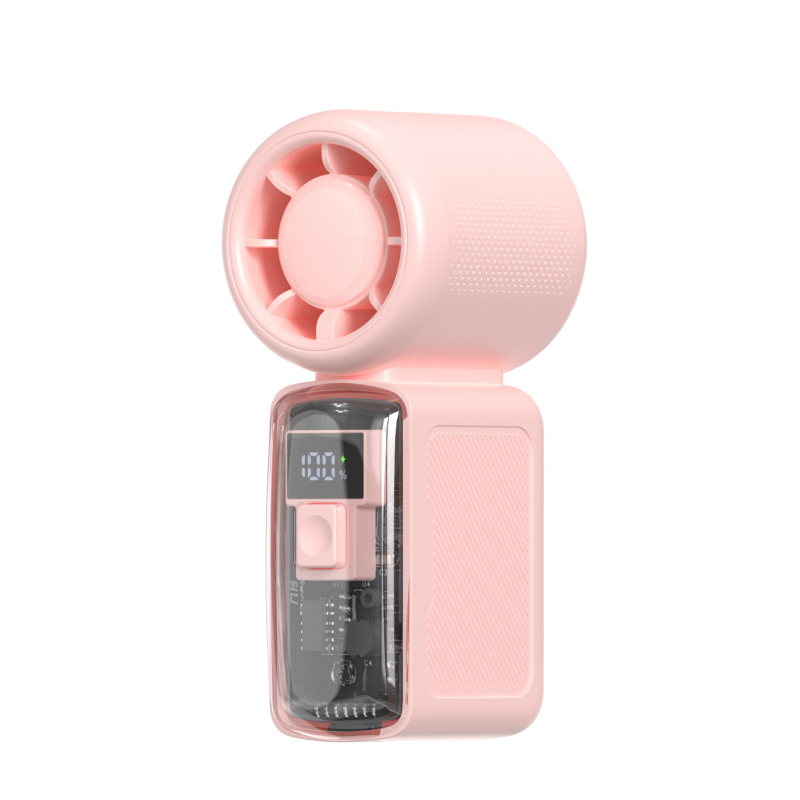 Ručni mini ventilator visoke brzine, motor bez četkica, ugrađena litijska baterija, USB napajanje