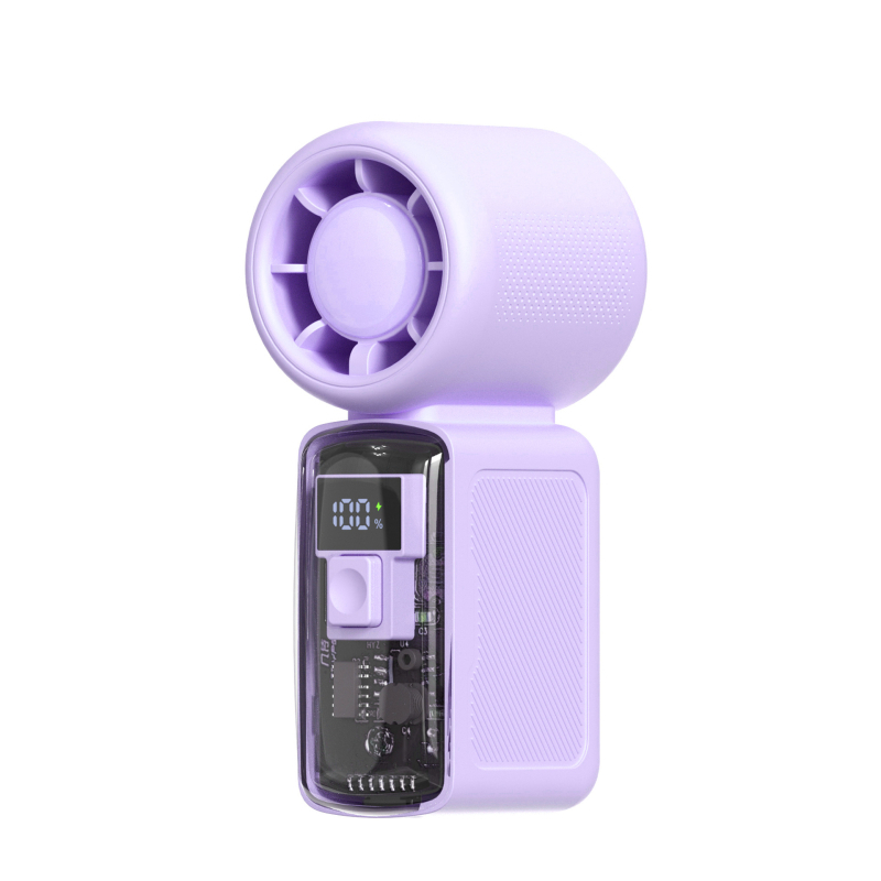 Ručni mini ventilator visoke brzine, motor bez četkica, ugrađena litijska baterija, USB napajanje