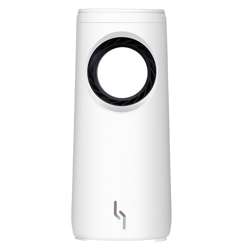 Bez lopatica rashladni ventilator s ovlaživačem, daljinsko upravljanje, 220V, 70W, spremnik vode 4,1–6 L, vremenski tajmer 2–8 h, prirodan/spavaći/normalan vjetar, treća brzina