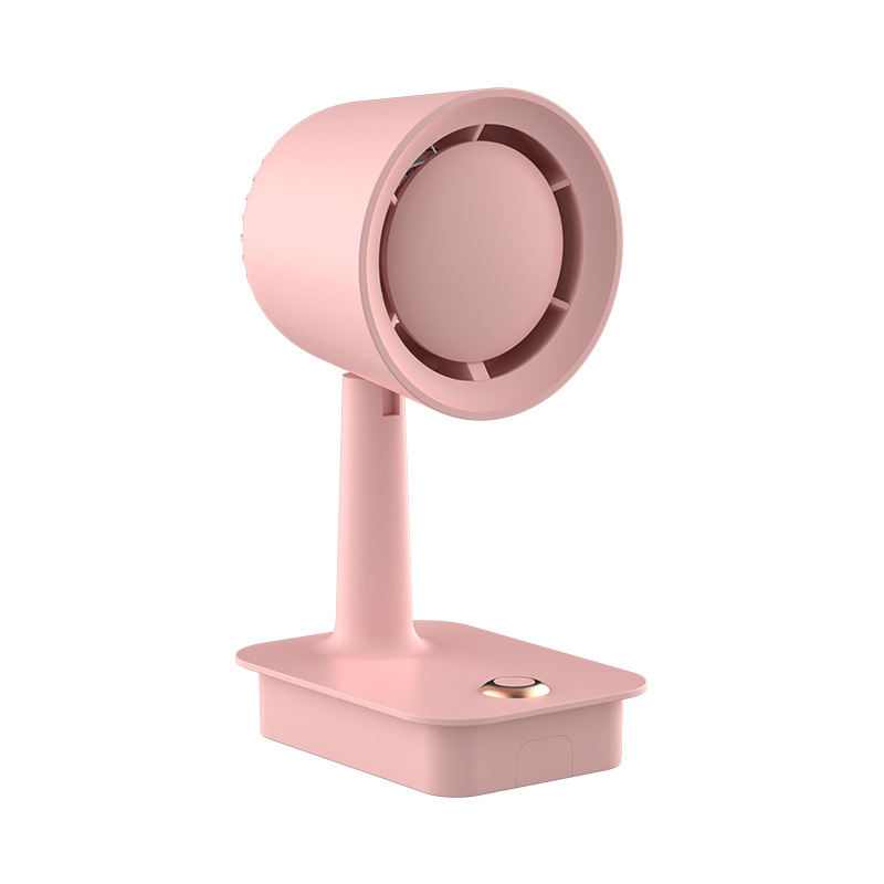 Sklopivi USB stolni ventilator, bez lopatica, brushless motor, 3 brzine, ABS kućište, ugrađena baterija 1000–1200 mAh