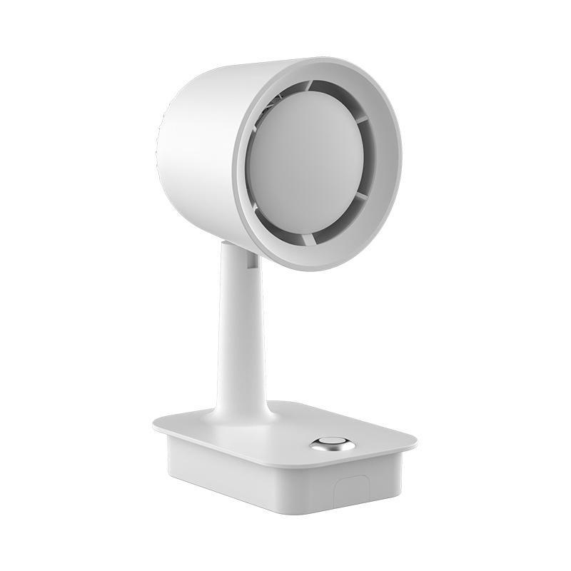 Sklopivi USB stolni ventilator, bez lopatica, brushless motor, 3 brzine, ABS kućište, ugrađena baterija 1000–1200 mAh