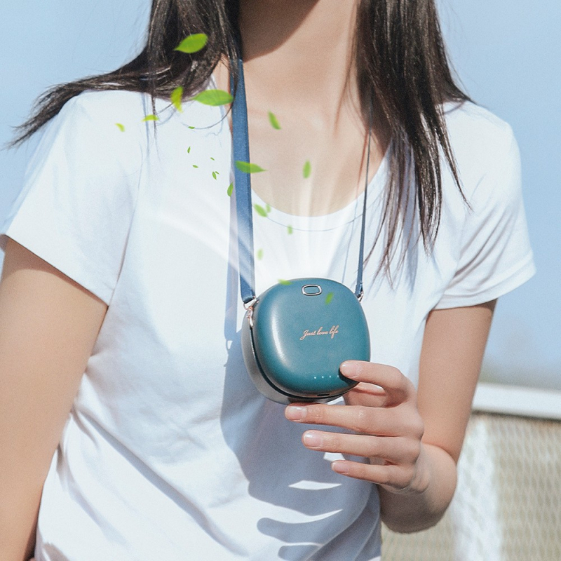 Ventilator za vrat bez lopatica, USB napajanje, 3 brzine, 2000-4000mAh, trajanje baterije 6–8 sati