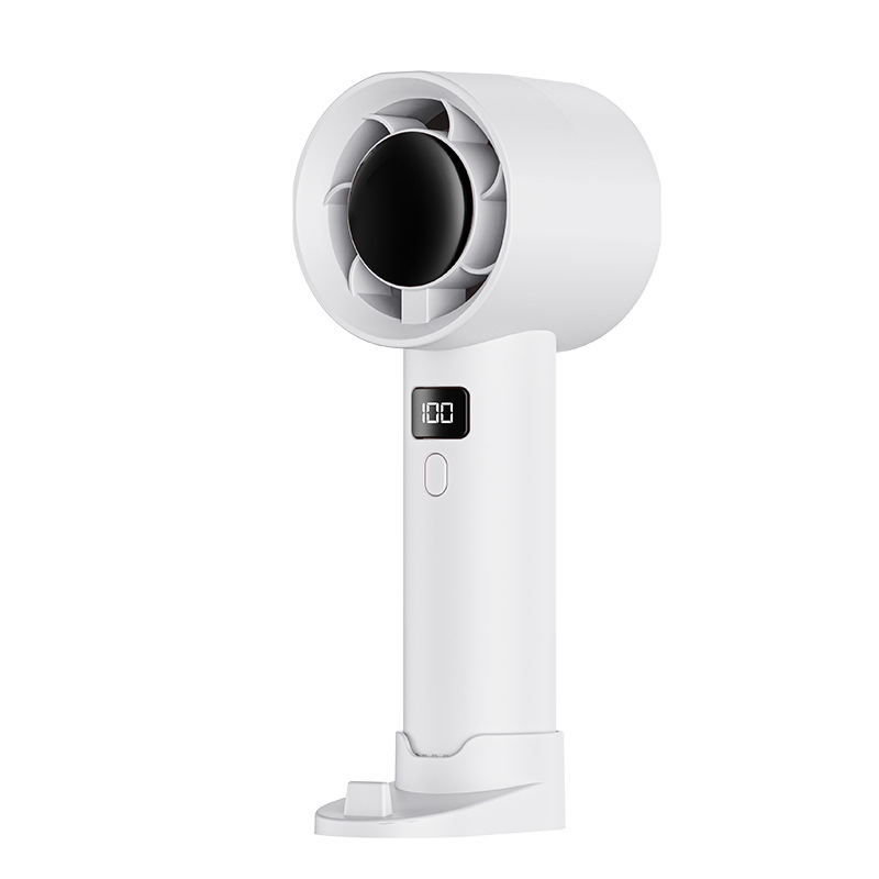 Ručni bezlopatni turbinski ventilator, ugrađena baterija 1200-2000 mAh, 100 razina brzine, buka 50-60 dB, USB napajanje