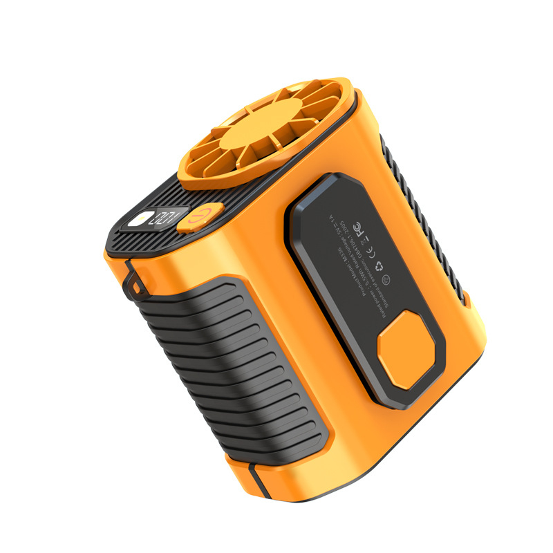Ventilator za pojas, vanjski, USB mini ventilator visoke brzine s ugrađenom baterijom, za gradilišta