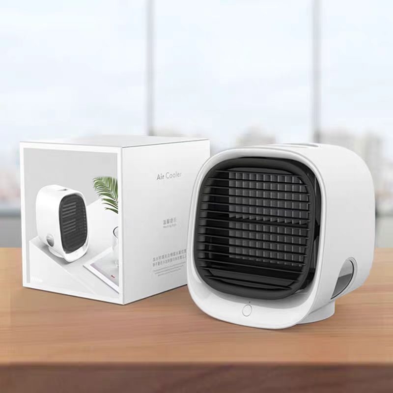 Vodoohlađeni stolni ventilator za dom i ured, tih rad, brushless motor, USB 5V/2W, buka ispod 36 dB, pokrivenost 10 m², 3 brzine