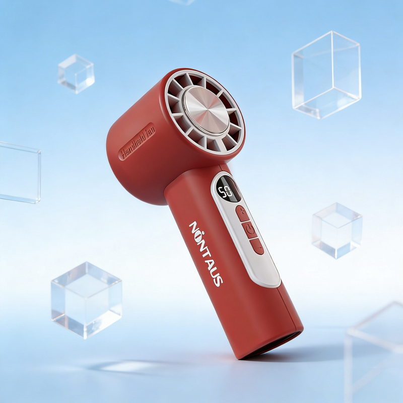 Novi Jinzheng ručni mini ventilator s hlađenjem ledom, prijenosni mini ventilator s poluvodičkom tehnologijom