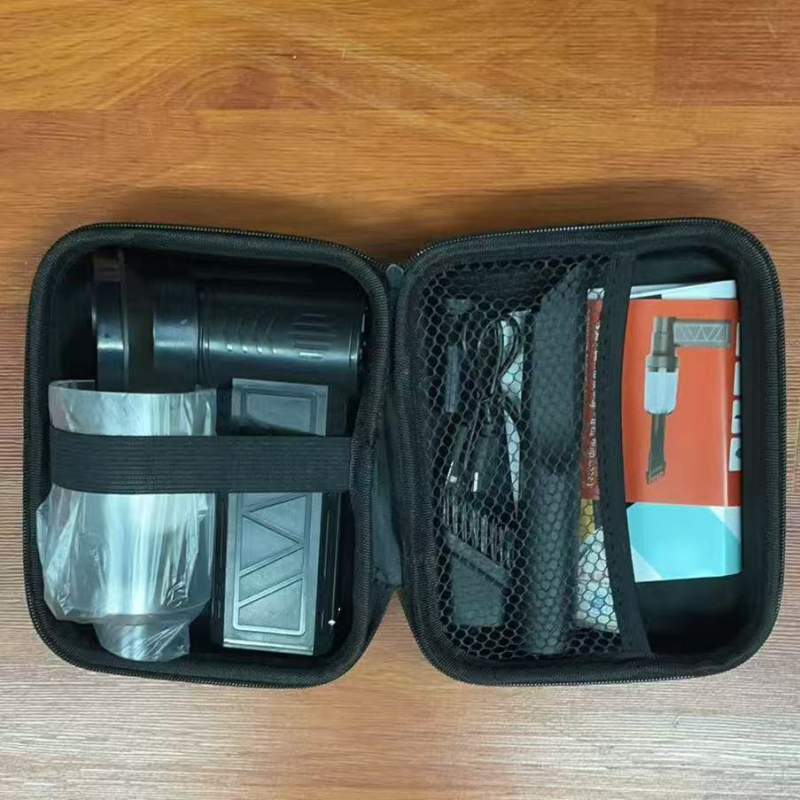 Ručni bežični ventilator s bezčetkasti motorom, ugrađena baterija 4000–6000mAh, 4 brzine, USB punjenje