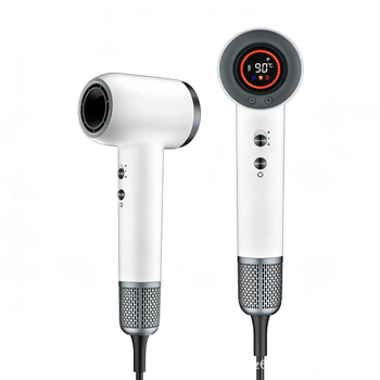 A19 hajszárító, 1600W, brushless motor, 400 millió negatív ion, állandó hőmérsékletű levegő, kijelző