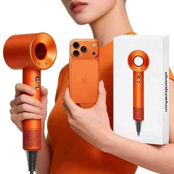 Σεσουάρ μαλλιών οικιακής χρήσης, υψηλής ισχύος 1600W, μοτέρ χωρίς ψήκτρες DC, 220V, κρύος/θερμός αέρας, προστασία από υπερθέρμανση