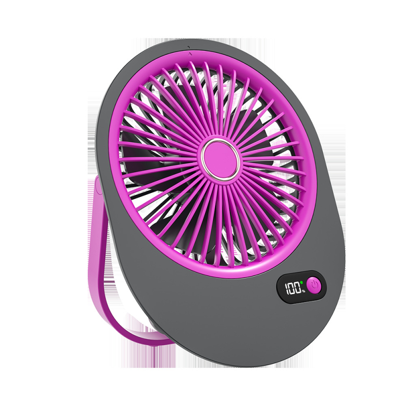 USB punjivi stolni ventilator bez lopatica, ultra-tanko dizajna, kompaktan za studentski dom, ured i vanjsku upotrebu