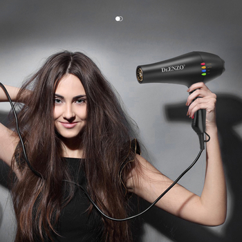 Στεγνωτήρας μαλλιών – Υψηλής ισχύος 8000W, Κινητήρας με βούρτσες AC, Ζεστό/Κρύο αέρας, 2 ταχύτητες, Μονό ακροφύσιο