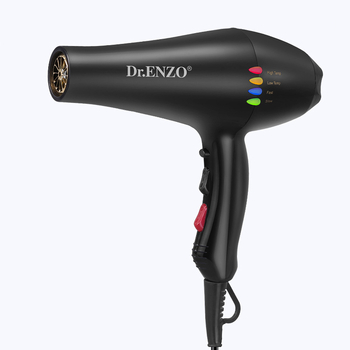 Στεγνωτήρας μαλλιών – Υψηλής ισχύος 8000W, Κινητήρας με βούρτσες AC, Ζεστό/Κρύο αέρας, 2 ταχύτητες, Μονό ακροφύσιο