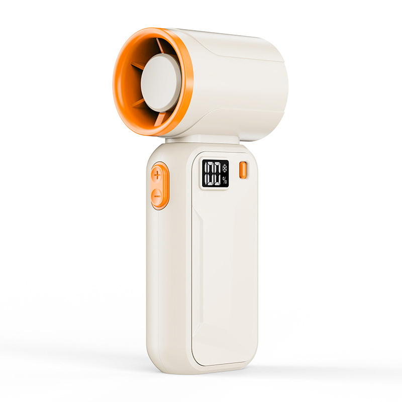 Ručni mini ventilator USB punjivi, bez lopatica, brushless motor, ugrađena baterija 2000–4000mAh, 100 brzina