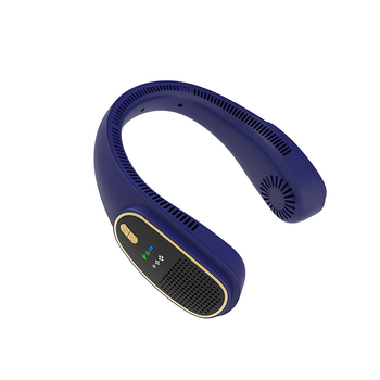 Ventilator pentru gât - fără palete, USB reîncărcabil, baterie 4000-6000 mAh, 3 viteze, liniștit sub 36 dB