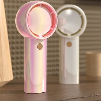 Ventilator USB fără palete, portabil, baterie încorporată 800–1000 mAh, 3 viteze, zgomot redus