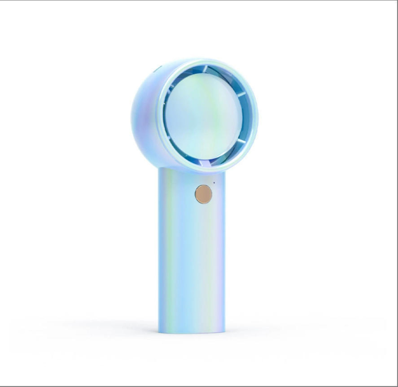 Ventilator USB fără palete, portabil, baterie încorporată 800–1000 mAh, 3 viteze, zgomot redus