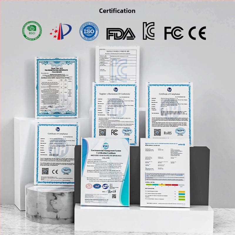 Carida HD14 Μίνι Στεγνωτήρας μαλλιών για ταξίδια - 1000W, κινητήρας χωρίς ψήκτρες, 220V, κρύος/θερμός αέρας, αρνητικά ιόντα