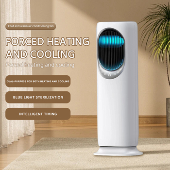 Ventilator vertical de încălzire și răcire fără palete, 2000W, 220V/50Hz, telecomandă, 3 viteze