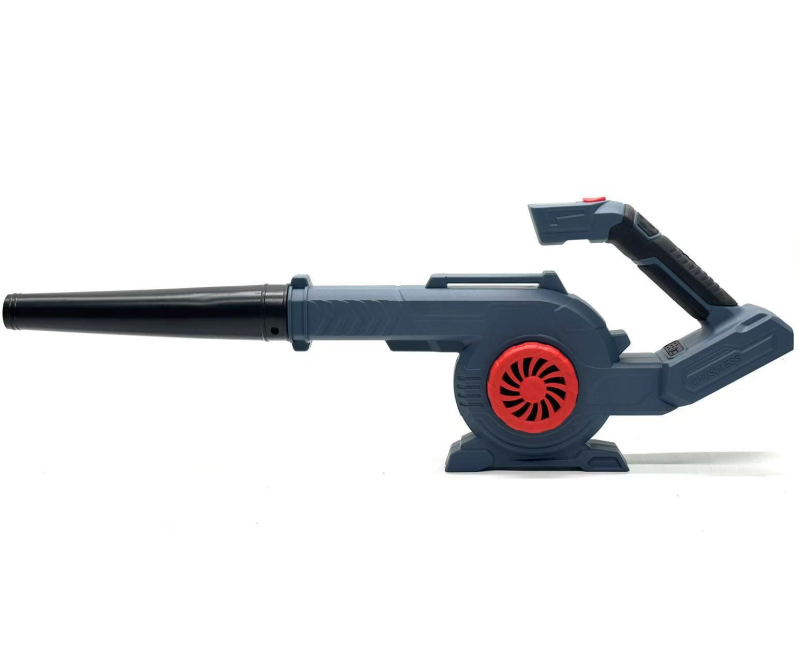 Hordozható ipari elektromos fúvó- és porszívó készülék Li-ion akkumulátorral, 21V, AC/DC 50–250V tartomány, kettős működés