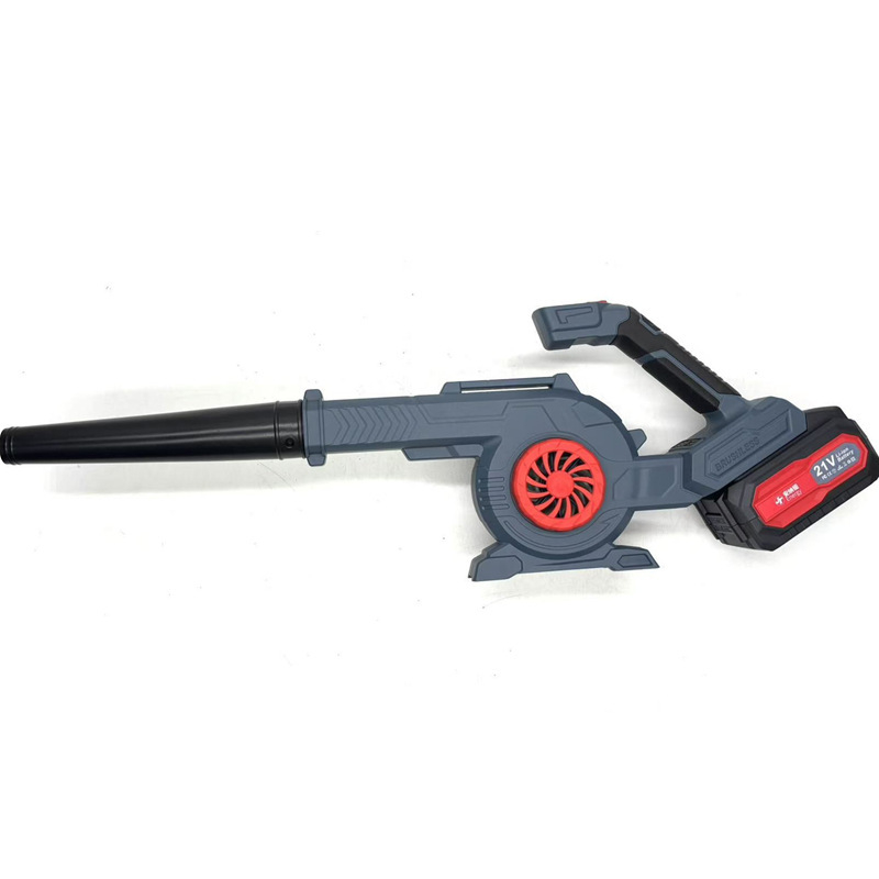 Hordozható ipari elektromos fúvó- és porszívó készülék Li-ion akkumulátorral, 21V, AC/DC 50–250V tartomány, kettős működés