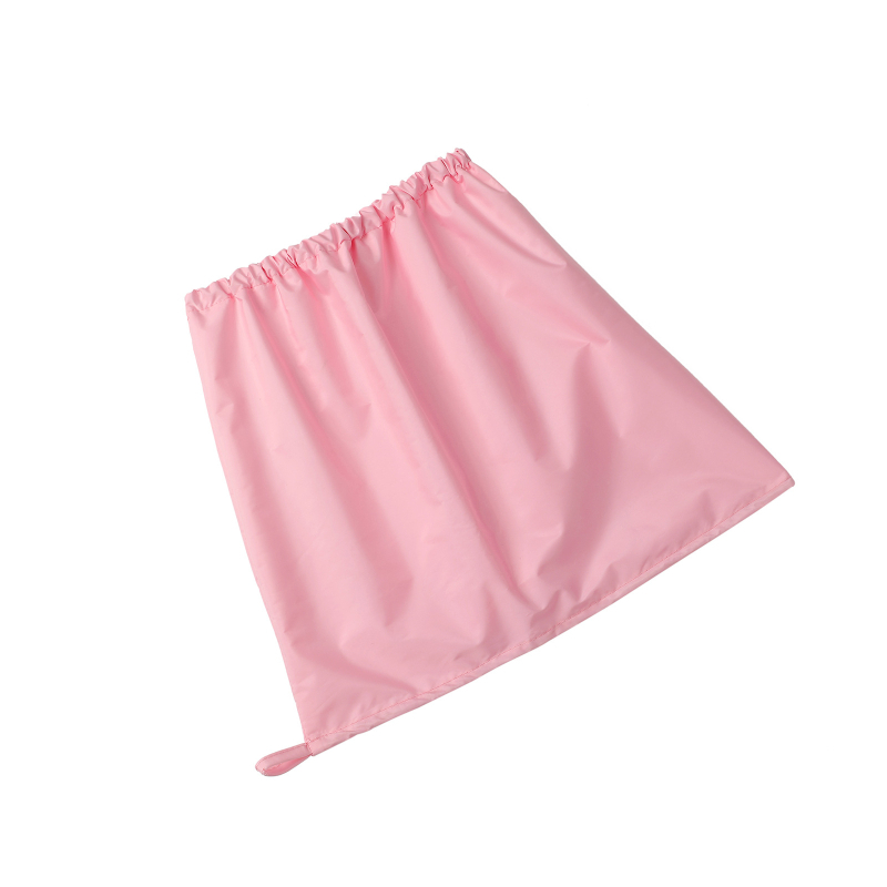 Dvostruka vodootporna kapa za tuširanje za odrasle, satenski rub, pastirski stil, 59 g, Materijal: vodootporni poliester + satén, Mogućnost tiska logotipa