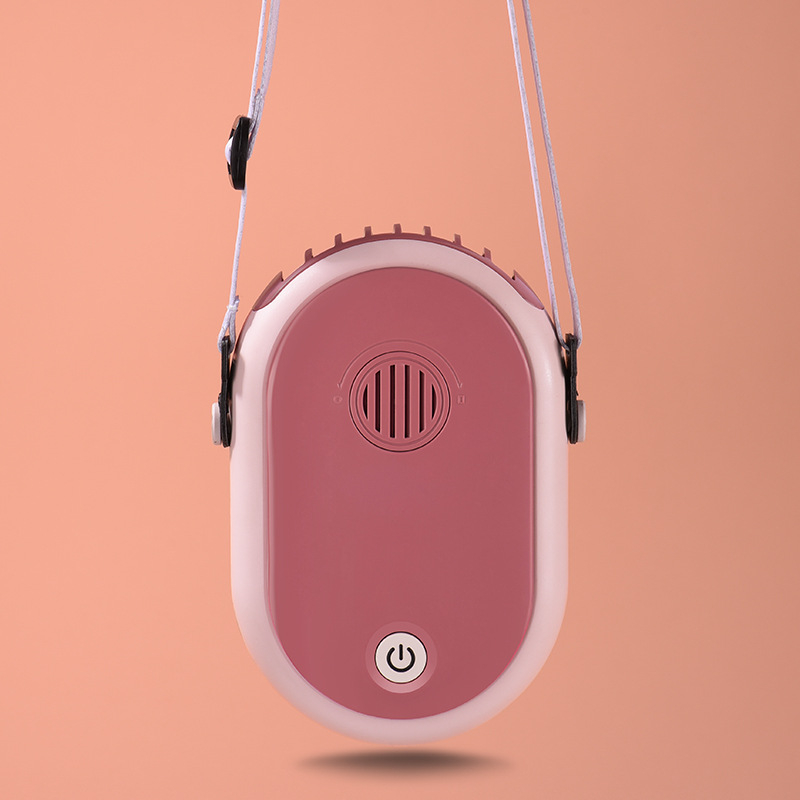 USB viseći ventilator za vrat s raspršivanjem magle i aromaterapijom, ugrađena baterija 2000–4000 mAh, 3 brzine