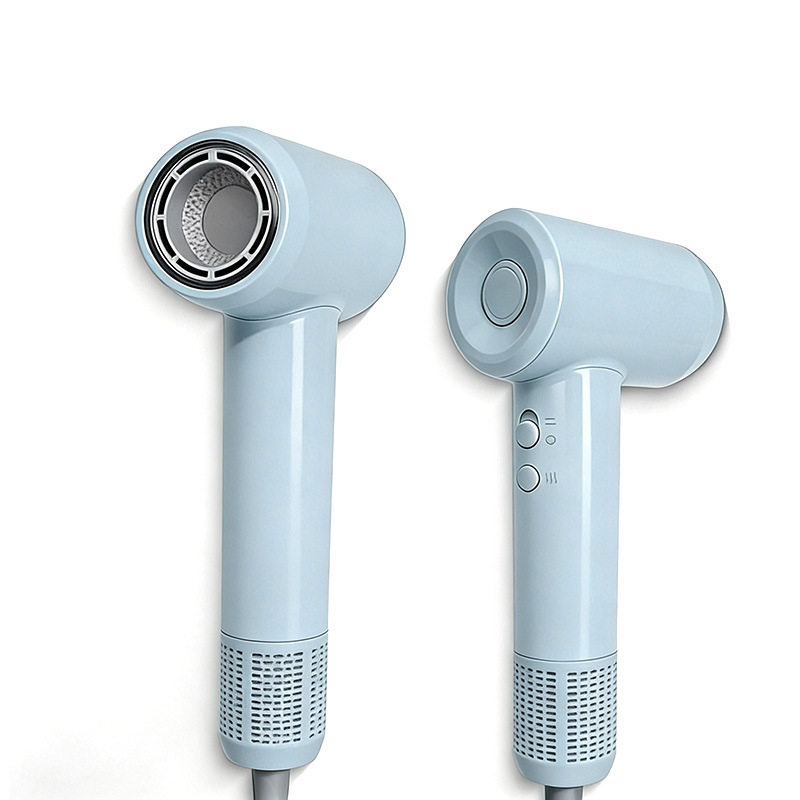 Uscător de păr cu motor brushless AC, 1500W, 220V, ion negativ și control constant al temperaturii (4 setări), duză concentrator