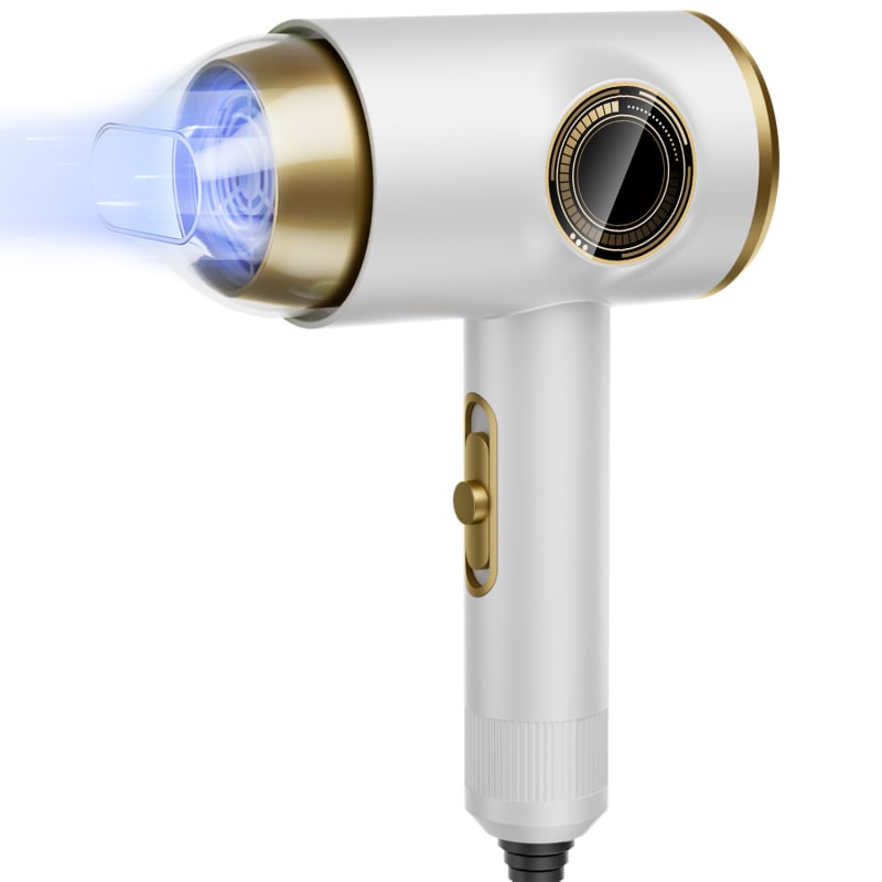 Στεγνωτήρας μαλλιών υψηλής ταχύτητας με κινητήρα DC με βούρτσες, 110 W, 220 V, ζεστό/ψυχρό αέρα, 3 ταχύτητες