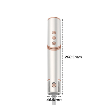 Stilizator za kosu sušilo (5-in-1, Motor bez četkica, Negativni ioni) (1500W, Punjivi, Hladan/topao zrak)