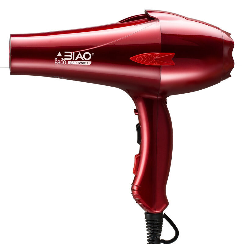 ABIAO 2300W profesionalno/kućno sušilo za kosu s negativnim ionima i konstantnom temperaturom, hladan/topli zrak, niska buka ≤36 dB, AC motor, 220V