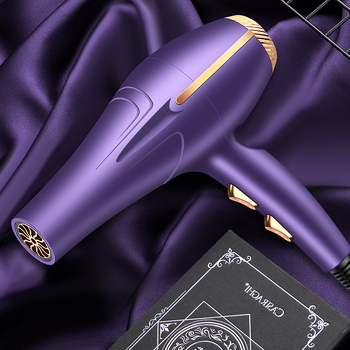 Uscător de păr pentru salon, 1200W, 220V, motor cu perii, lumină albastră, aer cald și rece