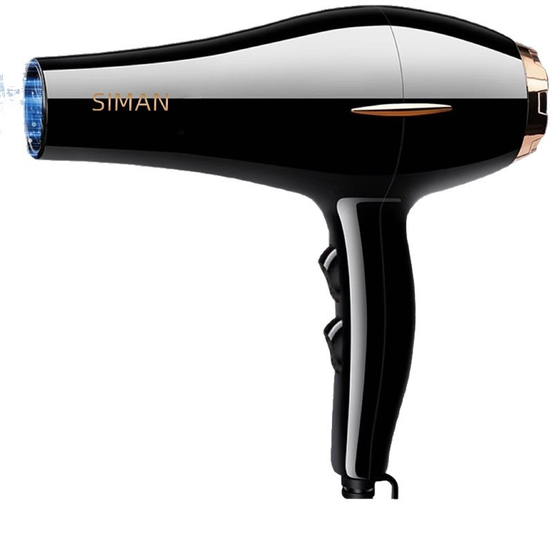 Uscător de păr pentru salon, 1200W, 220V, motor cu perii, lumină albastră, aer cald și rece