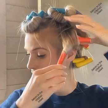 Nočné kovrčovacie tyčinky na vlasy – ľahké styling, nadýchané korienky, tepelne odolné a studené trvalé kučery