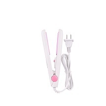 Μίνι συσκευή διπλής λειτουργίας για μπούκλες και ισιώματα μαλλιών, κεραμική επικάλυψη του σωλήνα με διάμετρο κάτω των 15 mm, ενσύρματο 220V 20W, κατάλληλη για βρεγμένα και στεγνά μαλλιά, ρυθμιστής θερμοκρασίας σε ένα επίπεδο