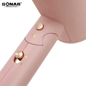 Sušilo za kosu s preklopnim držalom, 1500W, 220V, hladan/topao zrak, 3 brzine